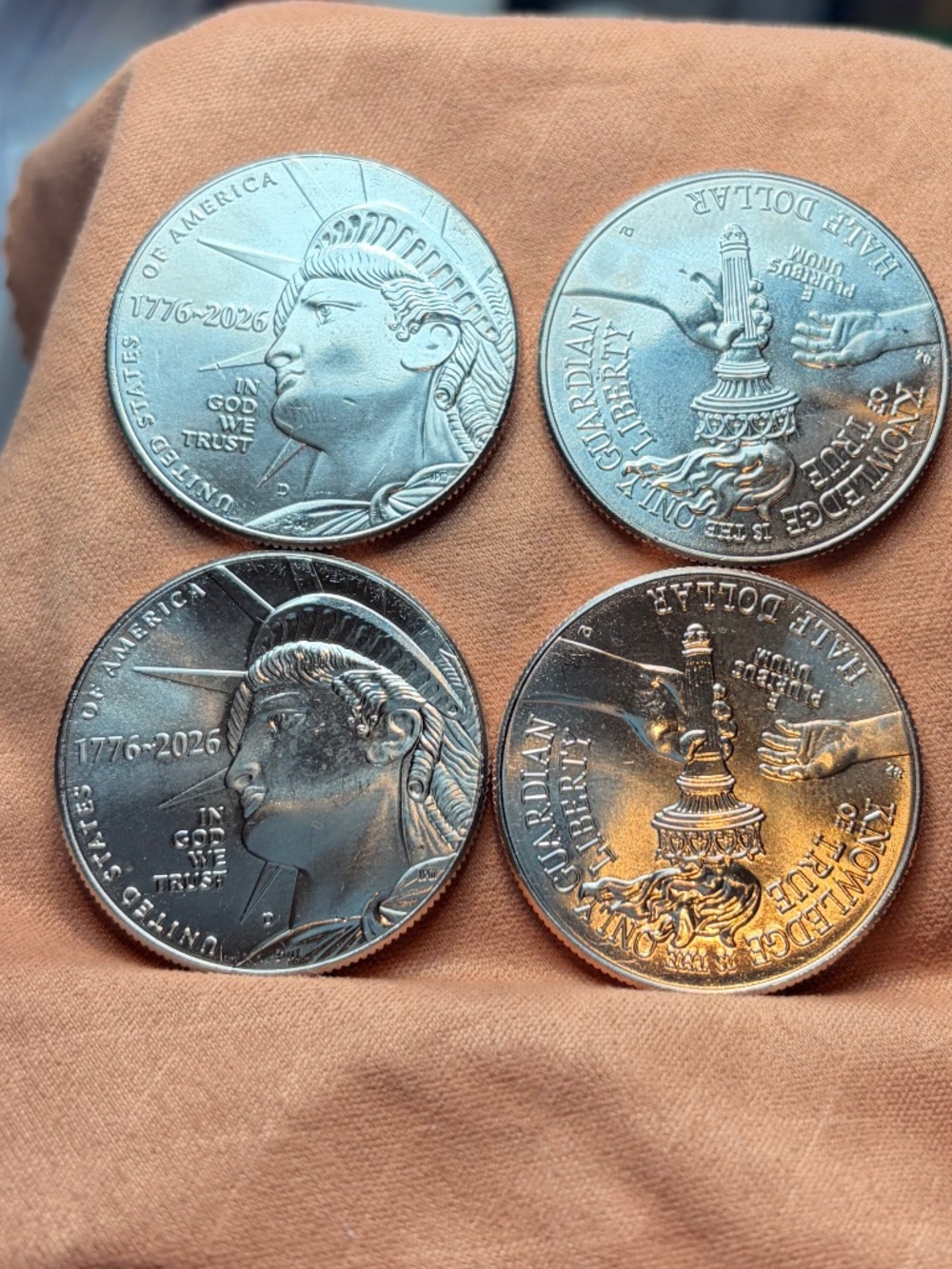2026 D 4 coins Semiquinc Liberty $Half FROM Bank Roll #206259461695 - Picture 7 of 7